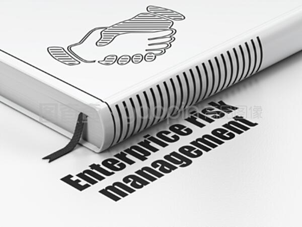 金融概念書握手,白色背景下的企業(yè)價(jià)格風(fēng)險(xiǎn)管理